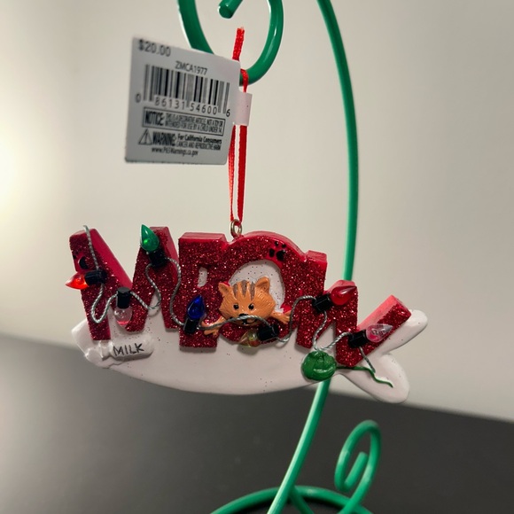 Cat “Meow” Christmas Ornament by KSA, Inc - Picture 1 of 4